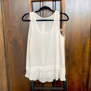 Naked Zebra White Tank